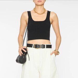 Apiece Apart Ilia Crop Tank in Cocoa